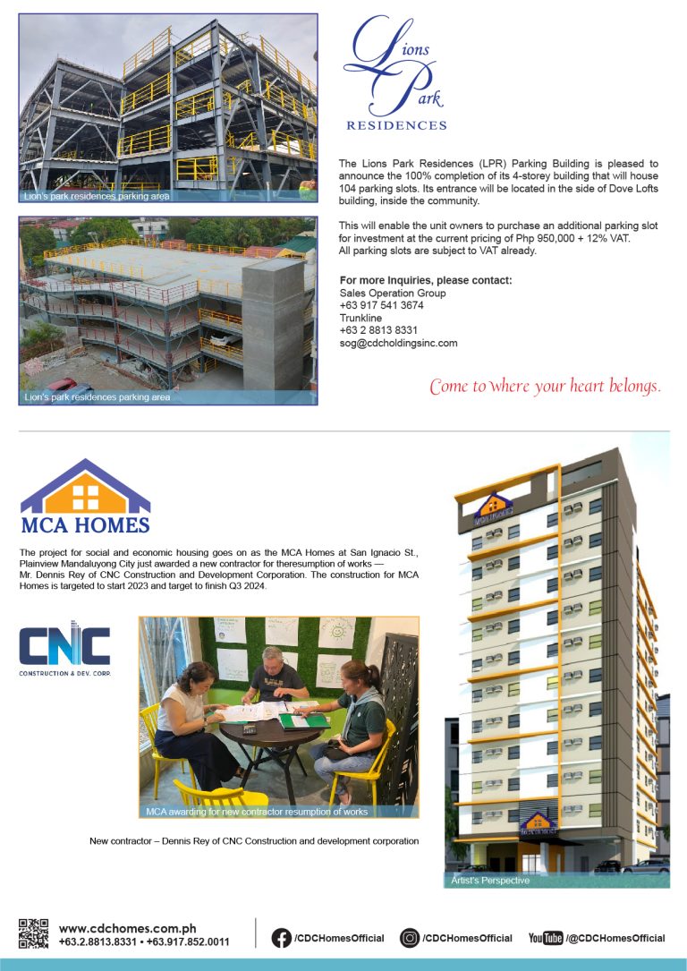 CDCH Construction Update Mailer - March 2023-03